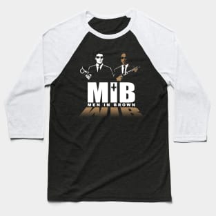 Men In Brown Baseball T-Shirt